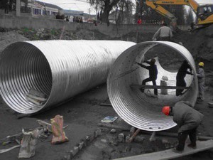 河南直径3米波纹涵管施工 钢制波纹管价格 市政管道排水